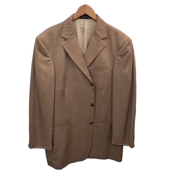Geoffrey Beene mens casual sports blazer looks and feels like khaki size 42R. - Picture 3 of 12